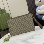 Gucci Gg Supreme Patchwork Zip Pouch 473915 - Image 3