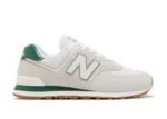 New Balance 574 – White Green Gum