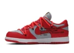 Nike Dunk Low Off-White "University Red" - Image 4