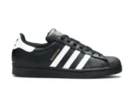 Adidas Superstar Core Black Cloud White Gold