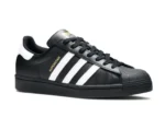 Adidas Superstar Core Black Cloud White Gold - Image 2