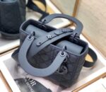 Dior Lady Dior My Dior Bag In Blue Ultramatte Calfskin - Image 7