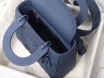 Dior Lady Dior My Dior Bag In Blue Ultramatte Calfskin - Image 8