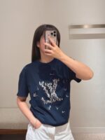 Sailboat Embroidered Crew Neck Short‑Sleeve T‑Shirt — Spring/Summer 2025