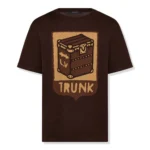 Louis Vuitton Cotton Trunk Print Sienna Brown T‑Shirt