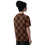 Louis Vuitton Damier LV Crystal Patch Brown T‑Shirt - Image 3