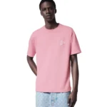 Louis Vuitton Embroidered Signature Crewneck Coral Blush Pink T‑Shirt - Image 2