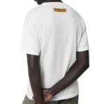 Louis Vuitton Flower Cotton Short‑Sleeved Crewneck White T‑Shirt - Image 3
