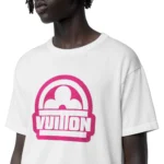 Louis Vuitton Flower Cotton Short‑Sleeved Crewneck White T‑Shirt - Image 2