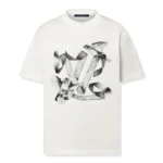 Louis Vuitton LV Birds Printed Cotton White T‑Shirt