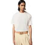 Louis Vuitton Monogram Fil Coupé Cotton White T‑Shirt - Image 2