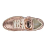 Diadora Mi Basket Row Cut Metallic Used Lace Up Sneakers - Image 4