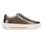Clarks Hollyhock Walk Metallic Platform Lace Up Sneakers
