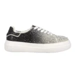 Corkys Bedazzle Rhinestone Lace Up Platform Sneakers
