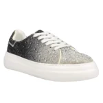 Corkys Bedazzle Rhinestone Lace Up Platform Sneakers - Image 2