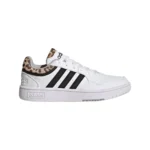 Adidas Hoops 3.0 Leopard Print Lace Up Sneakers
