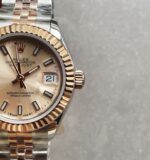 Rolex Datejust 28mm 904L RG/SS Champagne Dial on RG/SS Jubliee Bracelet A2671 - Image 3