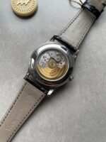 Annual Calendar Moonphase 5396 SS ZF 1:1 Best Edition White/Blue Dial on Black Leather Strap A324 Super Clone - Image 8