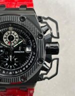 Royal Oak Offshore Survivor IPF 1:1 Limited Edition on Red Leather Strap A7750 - Image 4