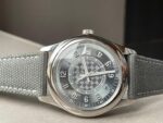 Patek Philippe Calatrava 6007A-001 SS ZF 1:1 Best Edition Grey Dial on Grey Leather Strap A324CS - Image 3
