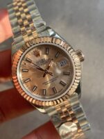 Rolex Datejust 28mm 904L RG/SS Champagne Dial on RG/SS Jubliee Bracelet A2671 - Image 2