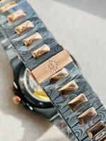 Patek Philippe Nautilus 5711 DIW Carbon DIWF 1:1 Best Edition Black Textured Dial on Carbon/RG Bracelet 324CS - Image 8