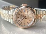 Rolex Datejust 28mm 904L RG/SS Champagne Dial on RG/SS Jubliee Bracelet A2671 - Image 4