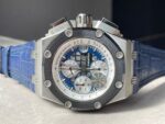 Royal Oak Offshore Rubens Barrichello Ii 26078PO Blue Dial Blue leather Strap - Image 3