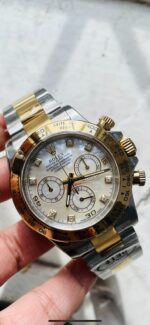 Daytona 116503 Two Tone Yellow Gold Real MOP Diamond Dial Clean 1:1 Best SA4130 - Image 3
