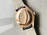 Rolex Cellini Moonphase 50535 RG White Dial on Leather Strap KZF Asia 3195 Mod - Image 9