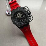 Royal Oak Offshore Survivor IPF 1:1 Limited Edition on Red Leather Strap A7750