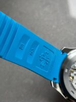 Aquanaut 5168G 42mm SS 3KF 1:1 Best Edition Black Dial on Light Blue Rubber Strap A324 V2 Super Clone - Image 4