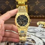Audemars Piguet Royal Oak Openworked Yellow 15407 Skeleton Dial THB Factory 41mm