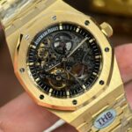 Audemars Piguet Royal Oak Openworked Yellow 15407 Skeleton Dial THB Factory 41mm - Image 5