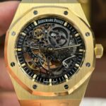 Audemars Piguet Royal Oak Openworked Yellow 15407 Skeleton Dial THB Factory 41mm - Image 4