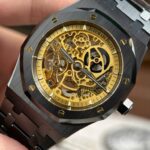Audemars Piguet Royal Oak 15416 Skeleton Dial Black Ceramic THB Factory 41mm Super Clone - Image 5