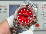 Rolex GMT-Master II Luxury Red Dial Calibre 3285 Super Clone Movement 40mm - Image 5