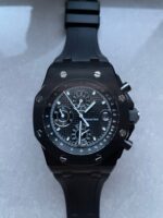 Royal Oak Offshore Chronograph CER Black Dial on Rubber Strap APF A3126 Mod