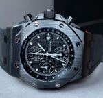 Royal Oak Offshore Chronograph CER Black Dial on Rubber Strap APF A3126 Mod - Image 4