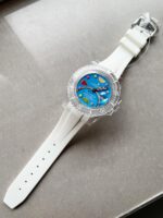Rolex Submariner Phantomlab Transparent 5GF Best Edition Blue Fruit Dial on White Rubber Strap VR3135 Super Clone - Image 6