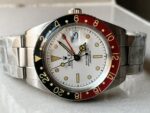 Rolex Vintage GMT Master 6542 Black/Red Bezel White Dial on SS Bracelet A2836 - Image 2
