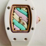 Richard Mille RM07-03 Candy Watch OXF Best Edition Colourful Dial on White Rubber Strap MIYOTA 6T51 Super Clone