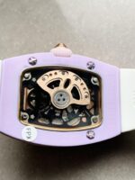 Richard Mille RM07-03 Candy Watch OXF Best Edition Colourful Dial on White Rubber Strap MIYOTA 6T51 Super Clone - Image 4