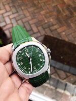 Aquanaut 5168G 42mm SS ZF 1:1 Best Edition Green Dial on Green Rubber Strap Super Clone