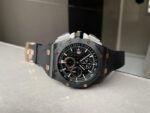 Royal Oak Offshore Chronograph CER Black Dial on Rubber Strap APF A3126 Mod - Image 8