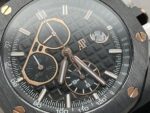 Royal Oak Offshore Chronograph CER Black Dial on Rubber Strap APF A3126 Mod - Image 5