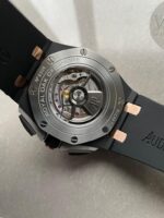 Royal Oak Offshore Chronograph CER Black Dial on Rubber Strap APF A3126 Mod - Image 4