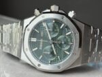 Royal Oak Chrono 26240 SS DDF 1:1 Best Edition Green Dial on SS Bracelet DD4401 - Image 4