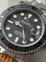 Yacht-Master 226627 Titanium QF 1:1 Best Edition Black Dial on Titanium Bracelet VR3235 - Image 2