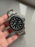 Yacht-Master 226627 Titanium QF 1:1 Best Edition Black Dial on Titanium Bracelet VR3235 - Image 5
